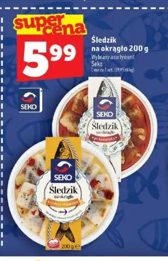Śledzik na okrągło Seko po kaszubsku +1 wariant