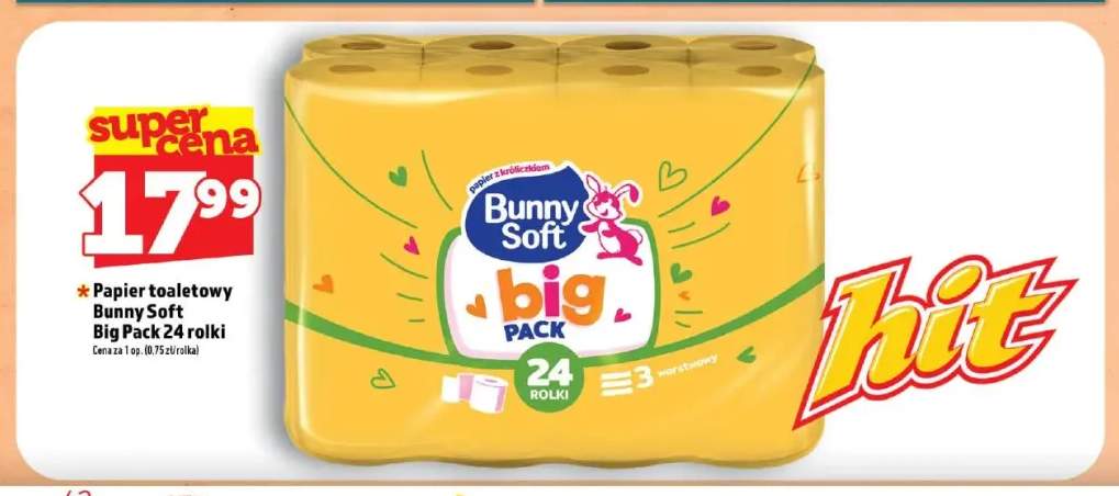 Papier toaletowy Bunny Soft Big Pack 24-pak