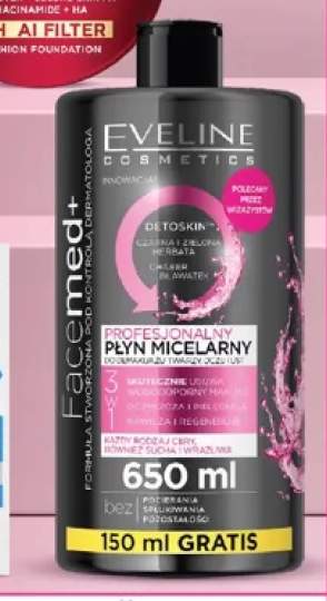Profesjonalny płyn micelarny Eveline Cosmetics Facemed+