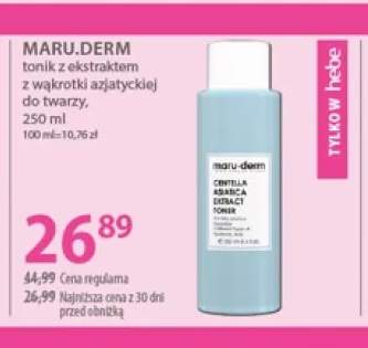 Tonik z ekstraktem z wąkrotki azjatyckiej do twarzy Maru.Derm