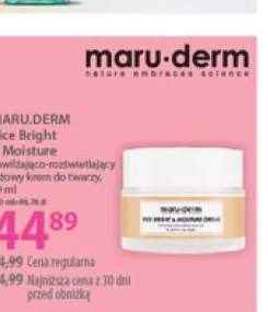 Nawilżająco-rozświetlający ryżowy krem do twarzy Maru.derm Rice Bright & Moisture