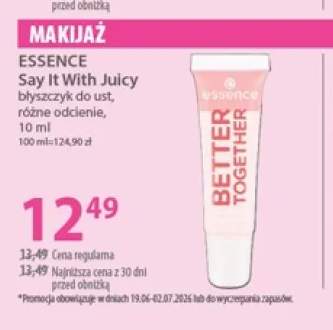 Błyszczyk do ust Essence Say It With Juicy