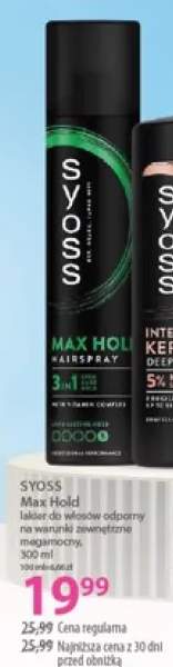Lakier do włosów Syoss Max Hold