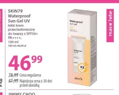 Krem przeciwsłoneczny do twarzy Skin79 Waterproof Sun Gel UV SPF50+