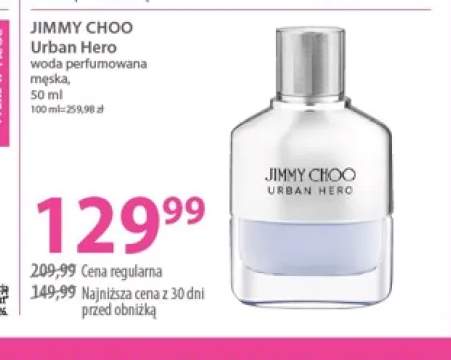 Woda perfumowana męska Jimmy Choo Urban Hero