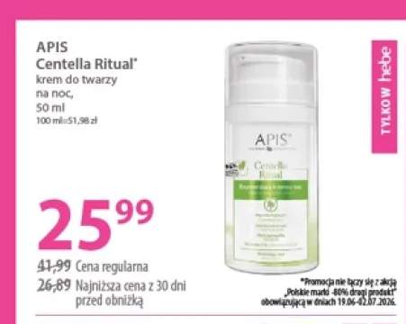 Krem do twarzy na noc Apis Centella Ritual
