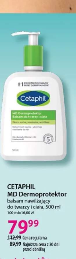 Balsam nawilżający do twarzy i ciała Cetaphil MD Dermoprotektor