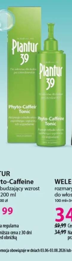 Tonik pobudzający wzrost włosów Plantur 39 Phyto-Caffeine