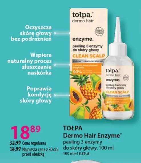Peeling do skóry głowy Tołpa Dermo Hair Enzyme