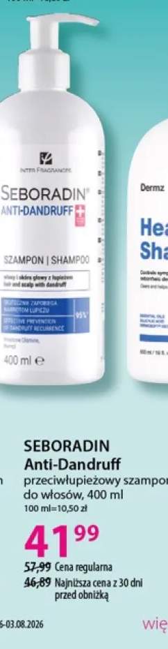 Szampon przeciwłupieżowy do włosów Seboradin Anti-Dandruff