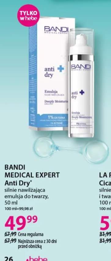Emulsja silnie nawilżająca do twarzy Bandi Medical Expert Anti Dry