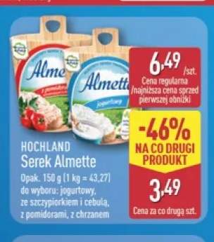 Serek Almette jogurtowy Hochland +3 warianty