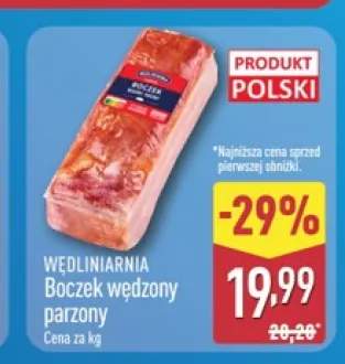 Boczek wędzony parzony Wędliniarnia