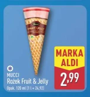 Lody rożek Fruit & Jelly Mucci