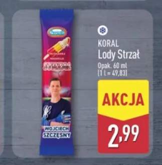 Lody Strzał Koral Truskawka Marakuja