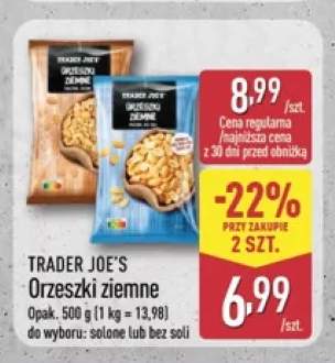 Orzeszki ziemne Trader Joe's solone +1 wariant
