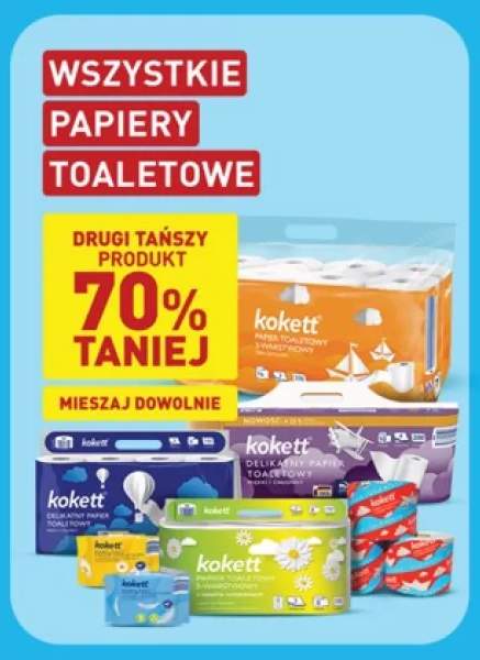 Papiery toaletowe +3 warianty