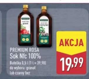 Sok NFC 100% Premium Rosa granat +1 wariant