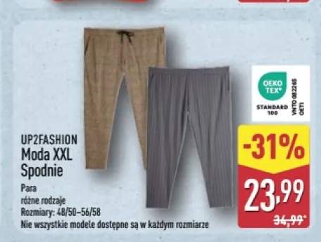 Spodnie UP2FASHION Moda XXL