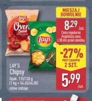 Chipsy Lay's Oven Baked Grilled Paprika +1 wariant