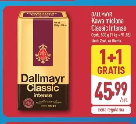 Kawa mielona Dallmayr Classic Intense