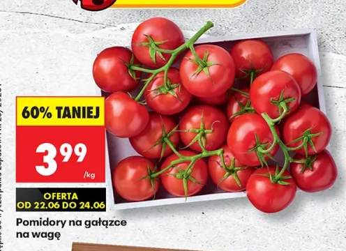 Pomidory na gałązce na wagę