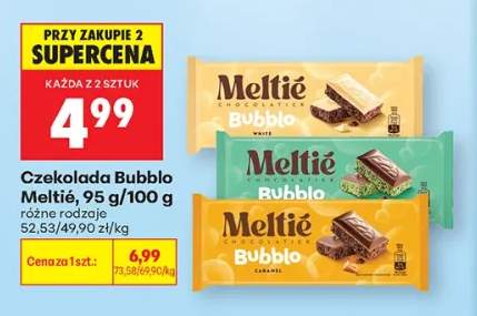Czekolada Bubblo Meltie White +2 warianty