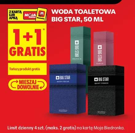 Woda toaletowa Big Star Breathe In +3 warianty