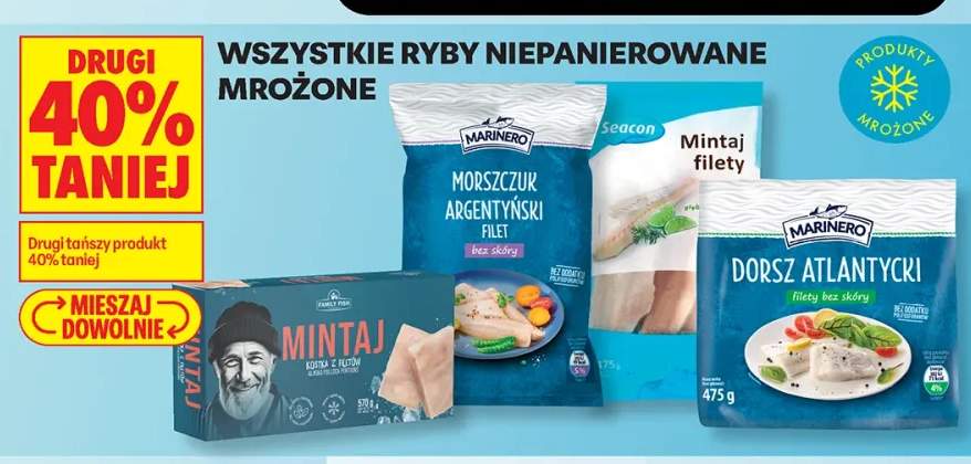 Morszczuk argentyński filet bez skóry Marinero +4 warianty
