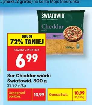 Ser Cheddar wiórki Światowid