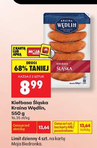 Kiełbasa Śląska Kraina Wędlin