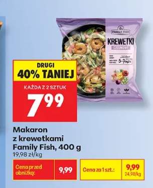 Makaron z krewetkami Family Fish +1 wariant