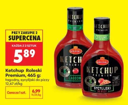 Ketchup Roleski Premium łagodny +1 wariant