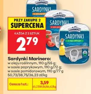 Sardynki Marinero w sosie paprykowym +2 warianty