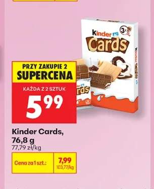 Wafelki Kinder Cards