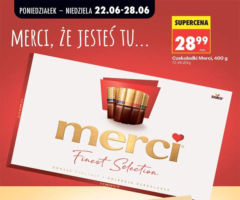 Czekoladki Merci Finest Selection