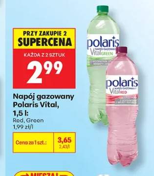 Napój gazowany Polaris Vital Red +1 wariant