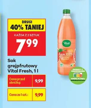 Sok grejpfrutowy Vital Fresh
