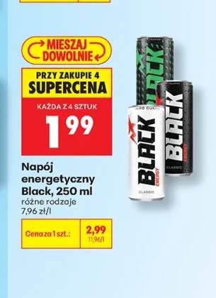 Napój energetyczny Black Classic +2 warianty