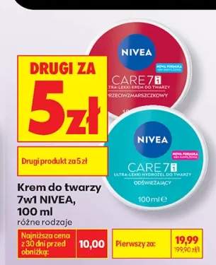 Krem do twarzy Nivea Care 7w1 Przeciwzmarszczkowy +1 wariant