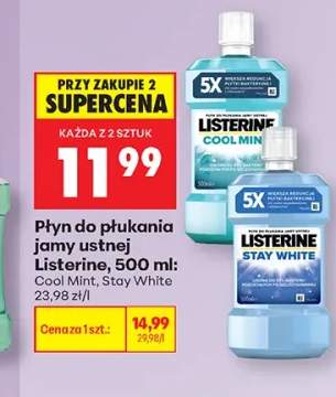 Płyn do płukania jamy ustnej Listerine Cool Mint +1 wariant