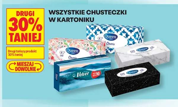Chusteczki w kartoniku +2 warianty
