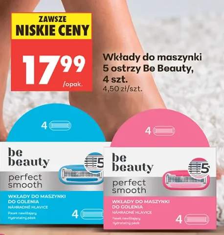 Wkłady do maszynki do golenia Be Beauty Perfect Smooth 5 ostrzy