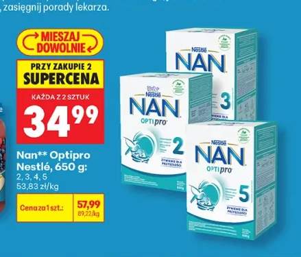 Mleko następne Nestlé NAN OPTIpro 2 +3 warianty