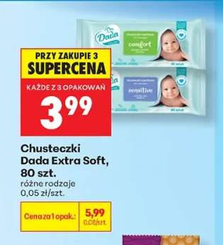 Chusteczki nawilżane Dada Extra Soft Comfort +1 wariant
