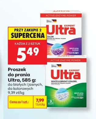 Proszek do prania Ultra do białych i jasnych +1 wariant