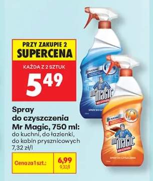 Spray do czyszczenia Mr Magic do kuchni +2 warianty