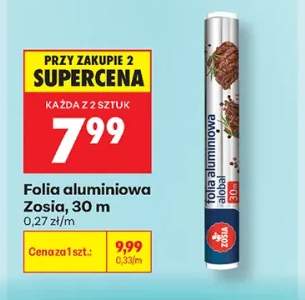 Folia aluminiowa Zosia 30 m