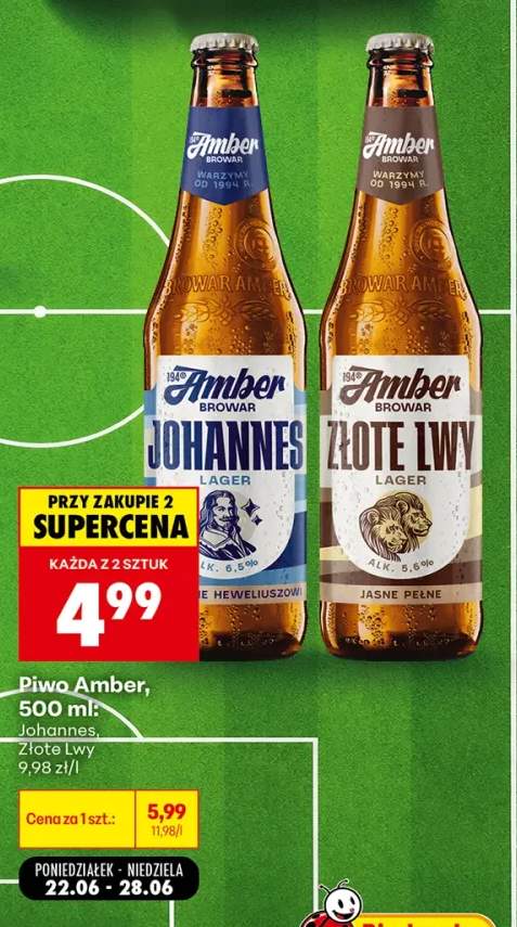 Piwo Amber Złote Lwy +1 wariant