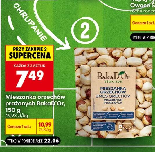 Mieszanka orzechów prażonych BakaD'Or